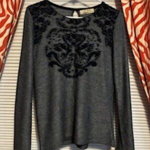 Navy Blue Long Sleeve by Aldomartins, Wool blend made in Barcelona, Spain